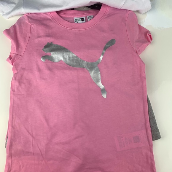 PUMA Girls 4 Piece Set Pink & White - Picture 11 of 13